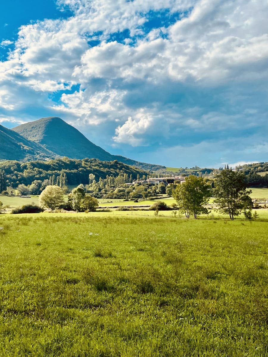 Paysage de la Drôme Provençale
