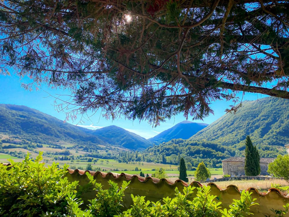 Vue sur la vallée de Vesc